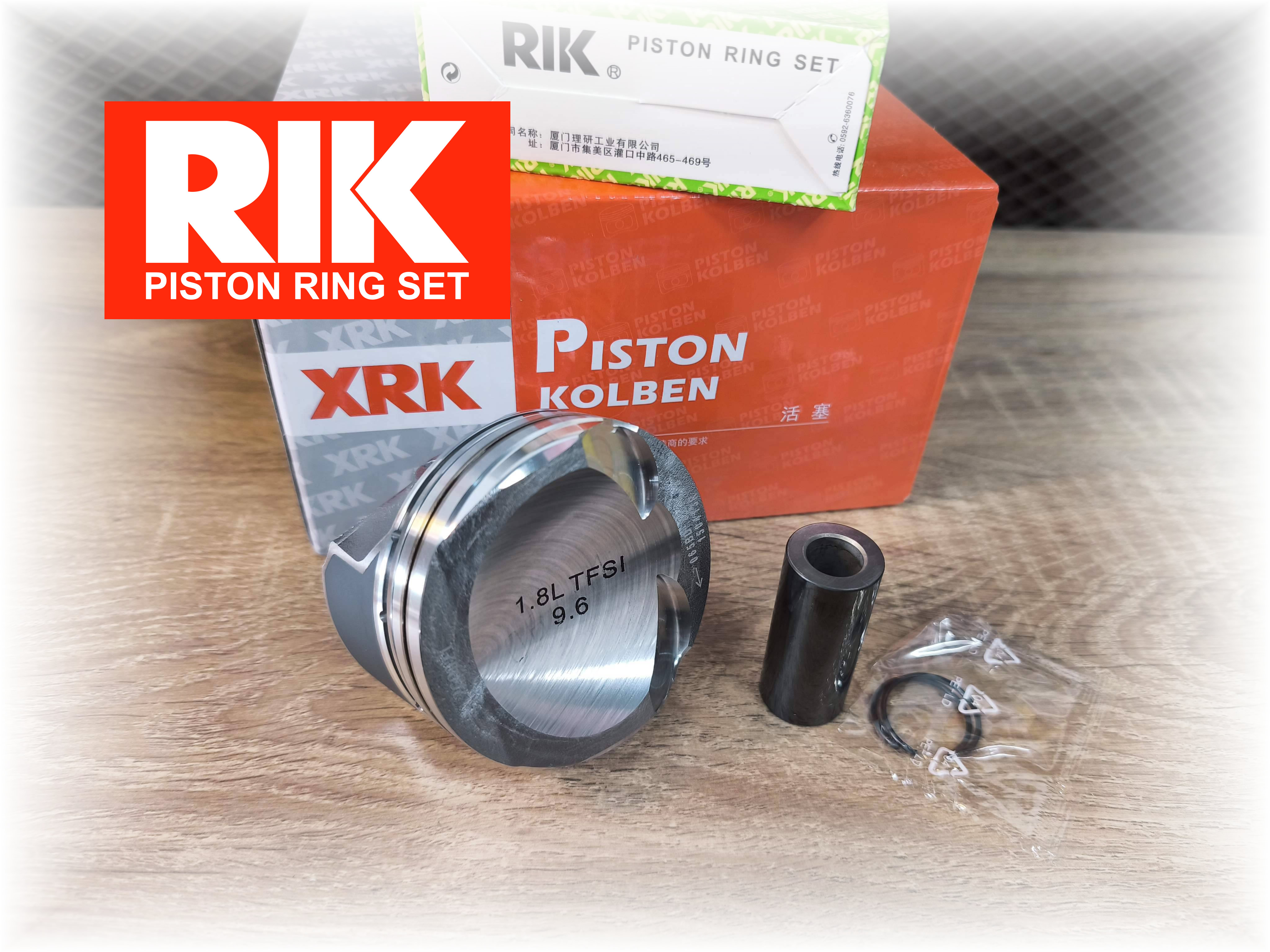 Комплект поршней RIK с кольцами  GEN 2 1.8T 23 мм