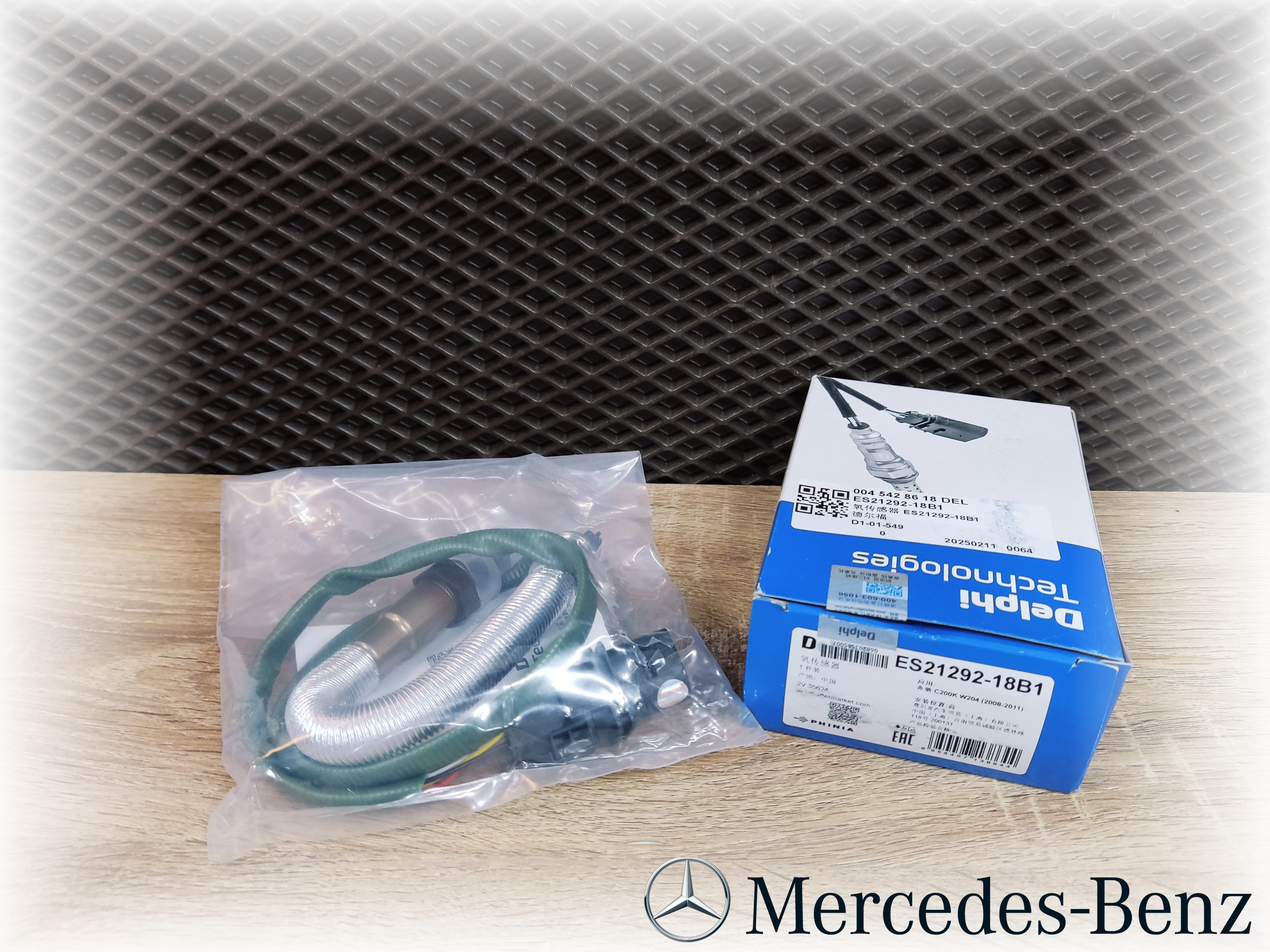 Датчик кислородный Delphi для а/м mercedes-benz c w204 (07-) 1.8i до кат